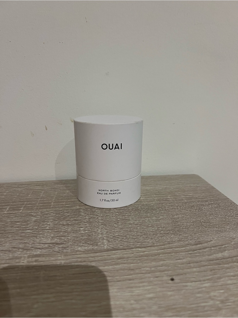 OUAI White Cylindrical Scented Candle